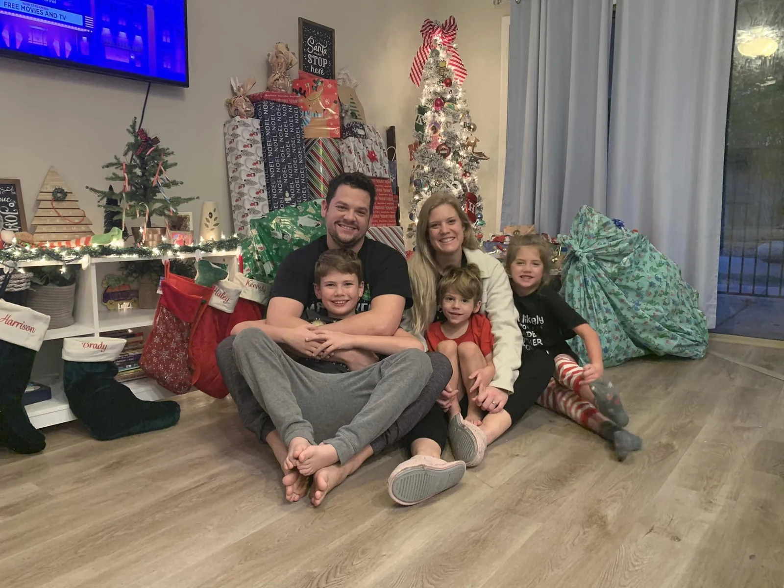 Christmas together in Arizona.