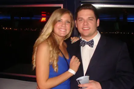 Dressed up for a night out together.
