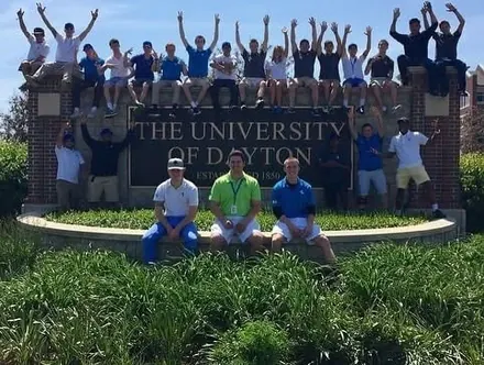 The internship program I led, at the University of Dayton.